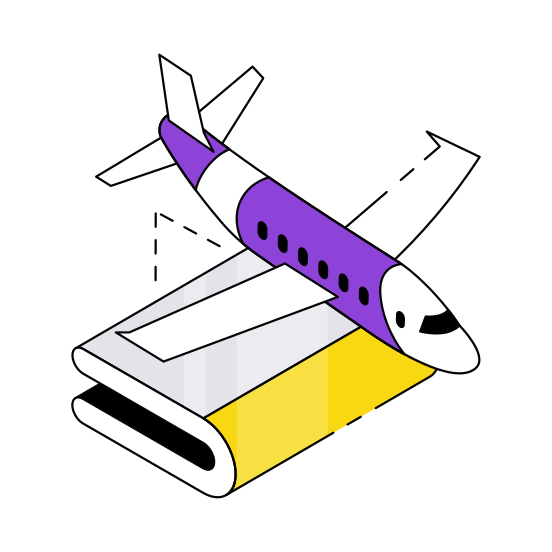 Travel Book, Booklet, Handbook, Guidebook, Aviation Rules,  illustration