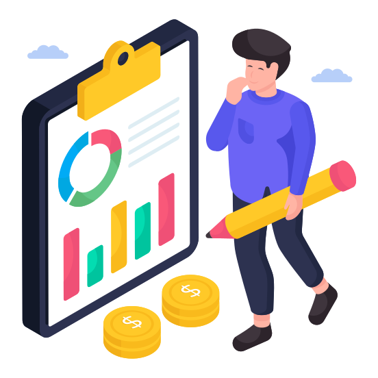 Business Report, Data Analytics, Infographic, Statistics, Business Data, illustration