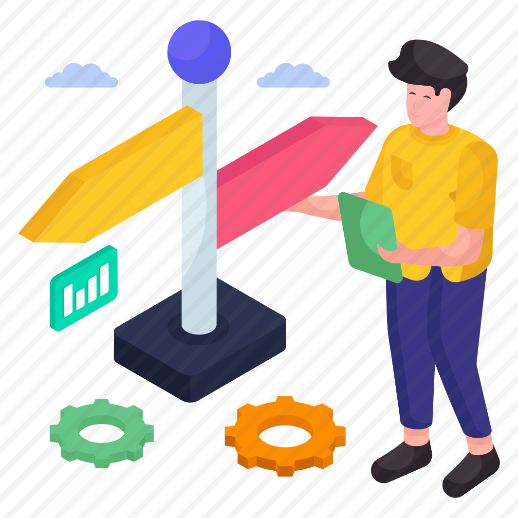 Choose Path, Path Selection, Decision Making, Guidepost, Direction Board preview