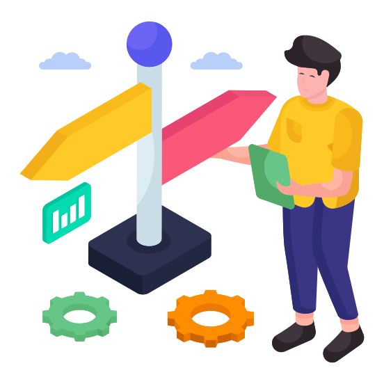 Choose Path, Path Selection, Decision Making, Guidepost, Direction Board illustration
