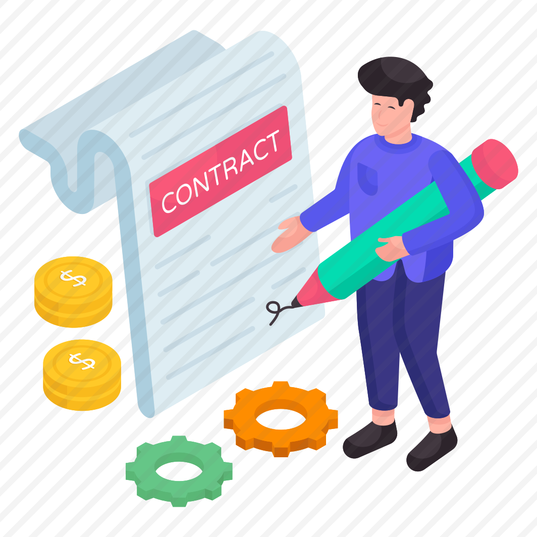 Contract Paper, Agreement, Deal, Signature, Contract Document preview