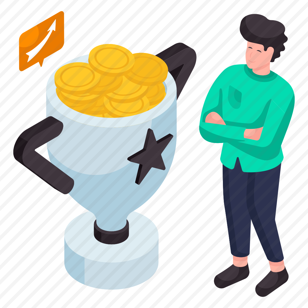 Financial Award, Reward, Achievement, Success, Trophy,  preview