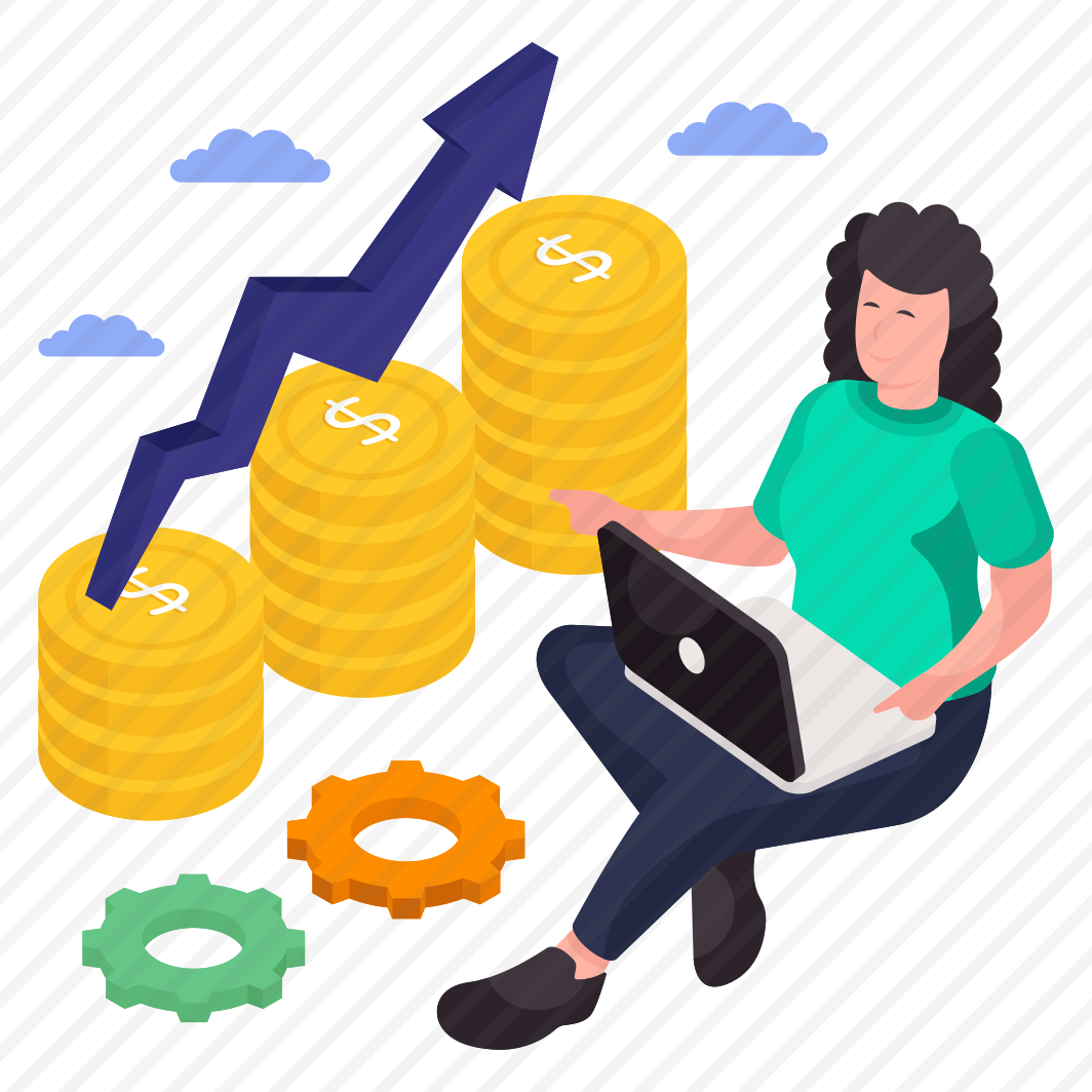 Financial Data, Profit Growth Chart, Data Analytics, Statistics, Infographic, preview