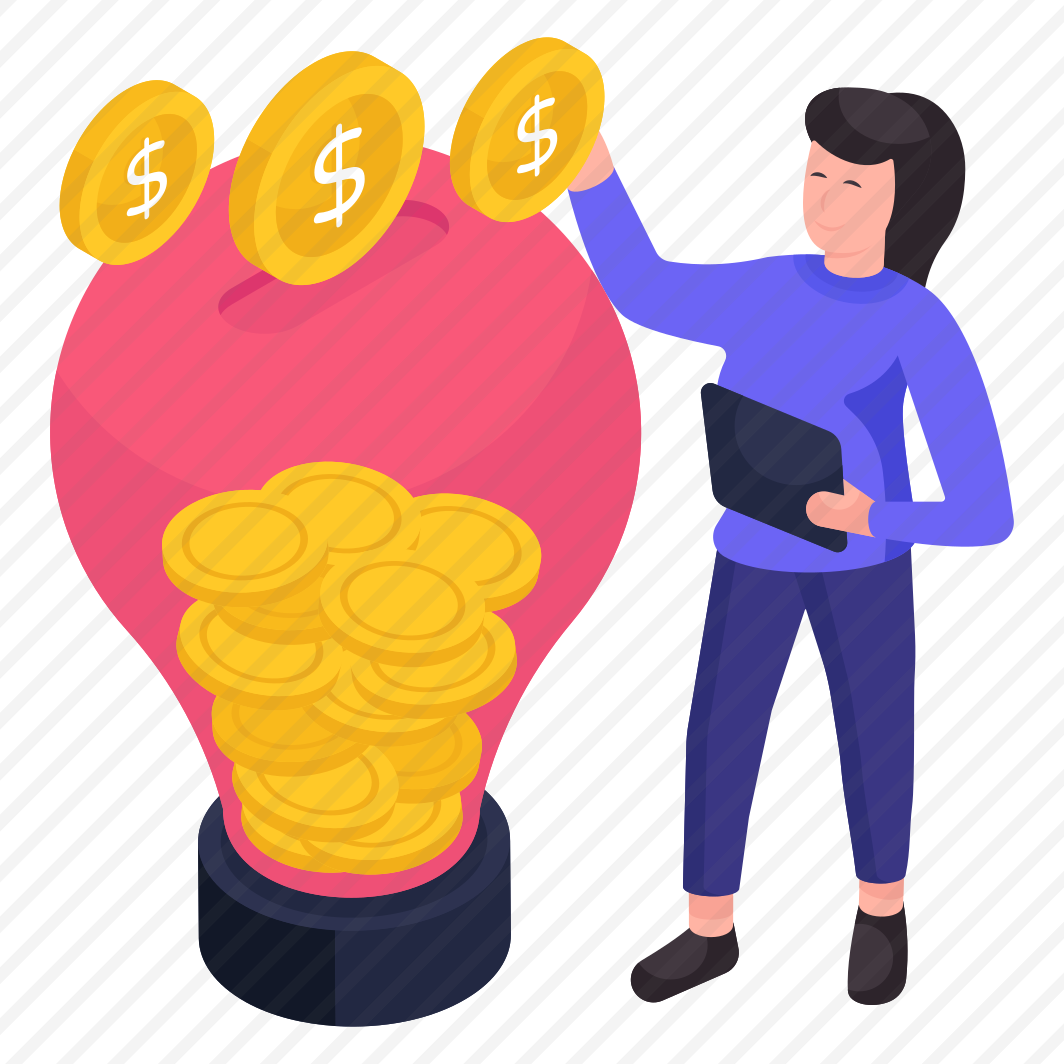 Financial Idea, Financial Innovation, Business Idea, Business Innovation, Creative Idea preview