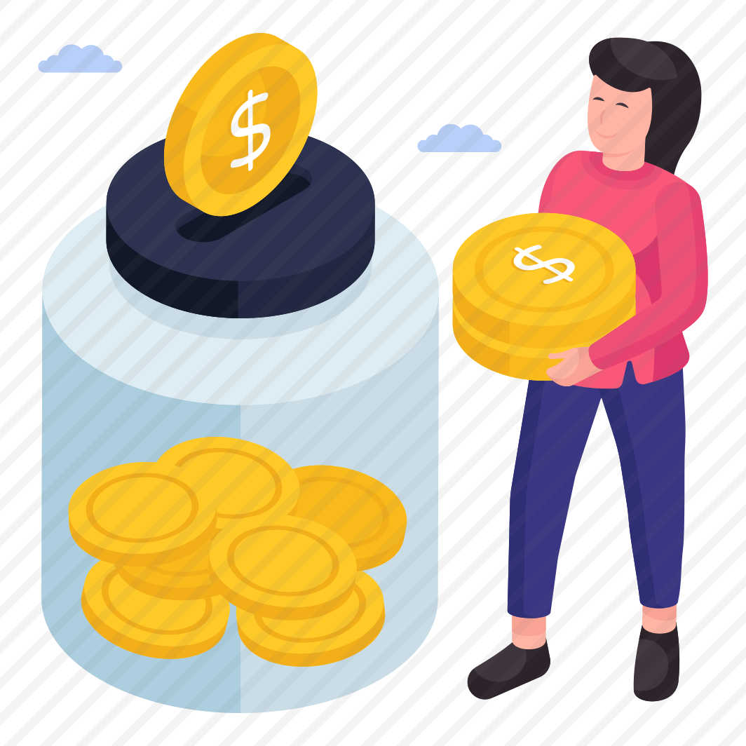 Money Jar, Cash Jar, Coins Jar, Money Collection, Money Box preview