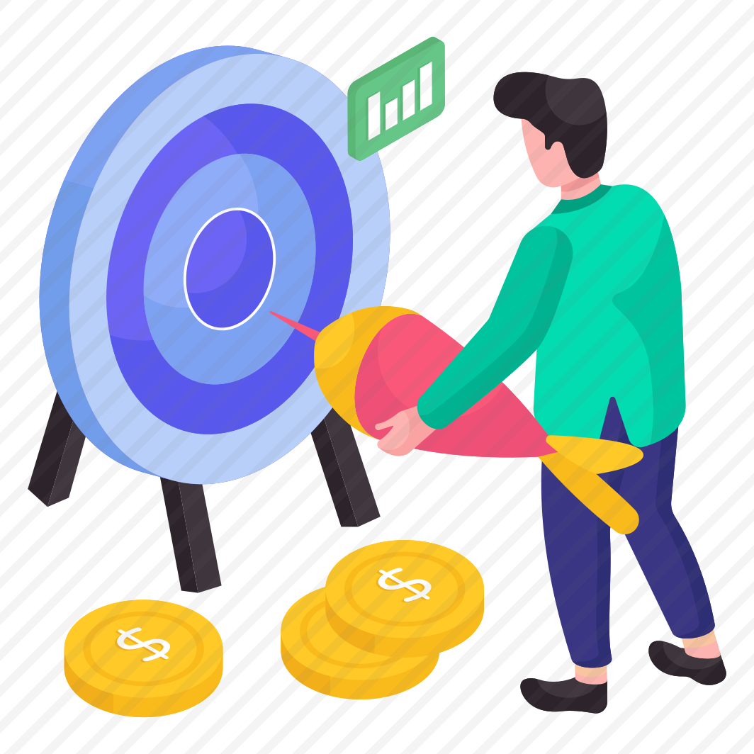 Money Target, Dollar Target, Financial Target, Money Goal, Cash Target preview
