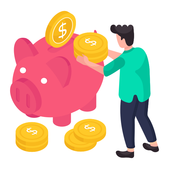 Piggy Bank, Penny Bank, Money Accumulation, Savings, Cash Accumulation, illustration