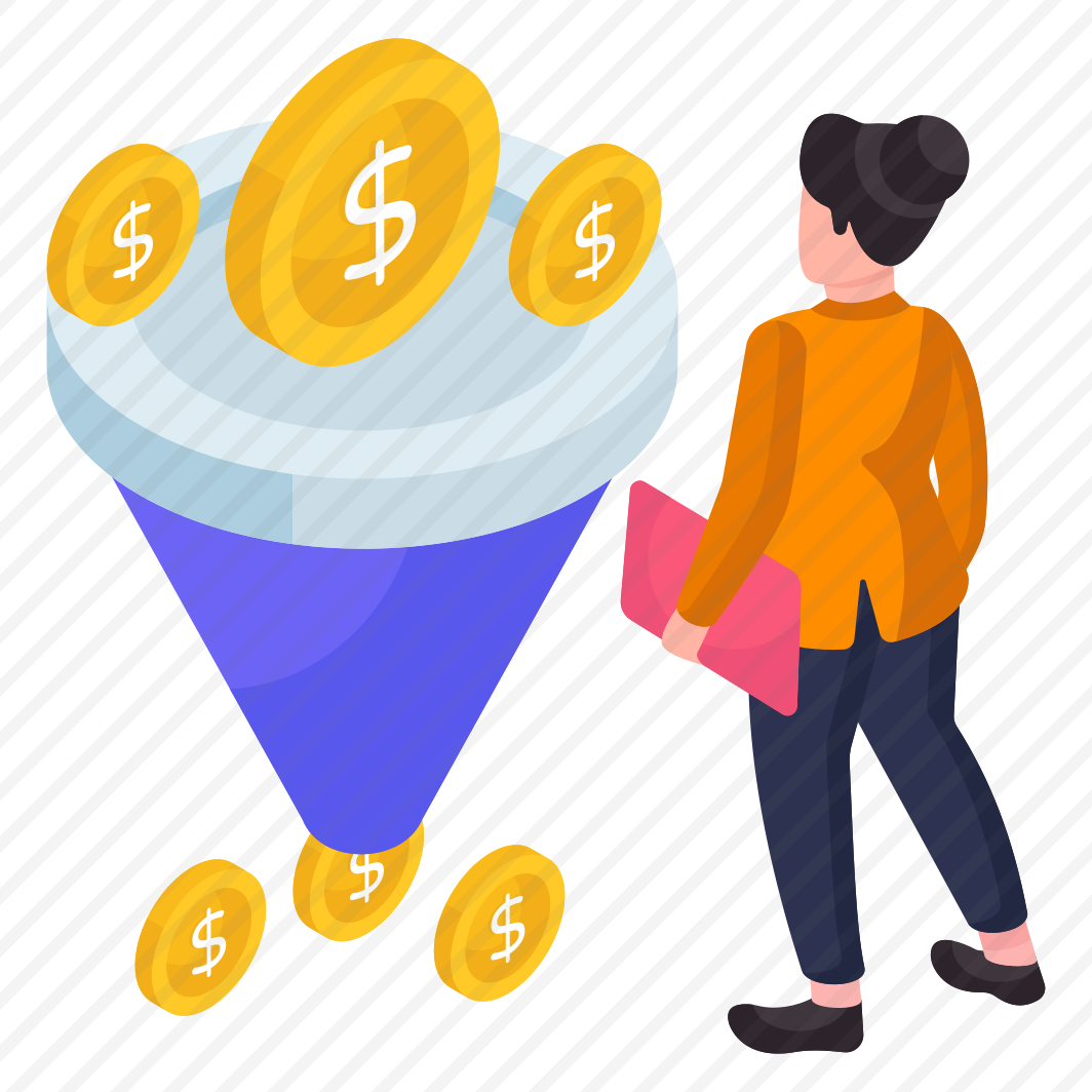 Sales Funnel, Money Filtration, Money Conversion, Money Pouring, Money Extraction  preview