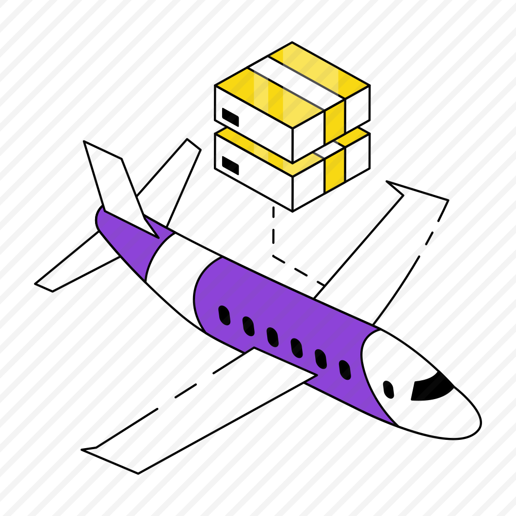 Air Cargo, Air Shipment, Air Delivery, Logistic Delivery, Parcel Delivery preview