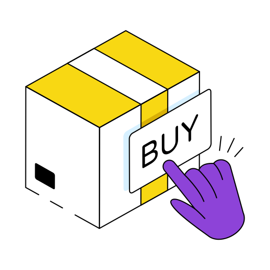 Carton, Package, Buy Parcel, Box, Logistic Delivery illustration