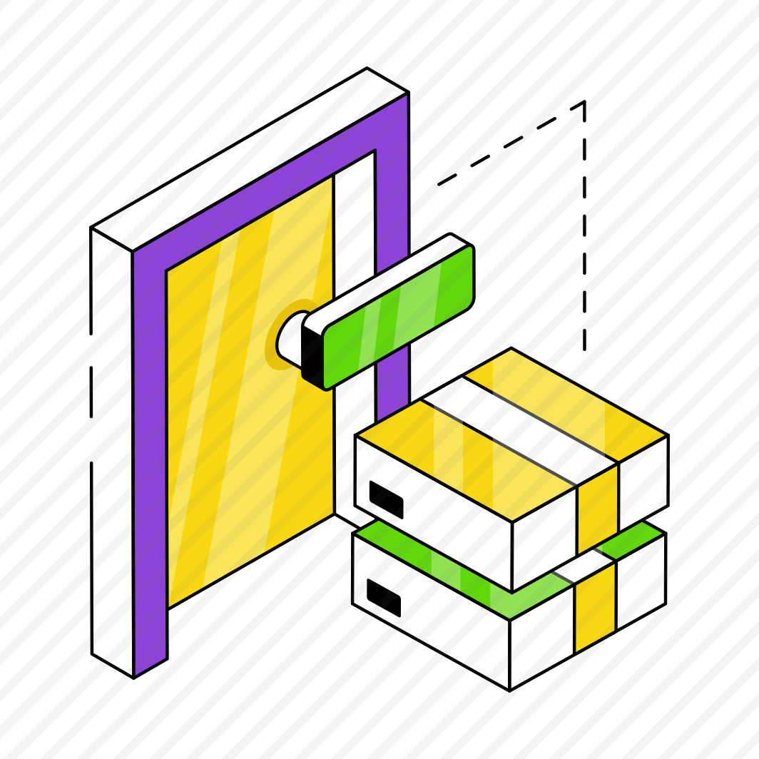 Door Delivery, Home Delivery, Parcel Delivery, Package Delivery, Logistic Delivery,  preview