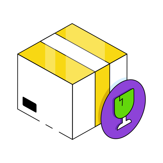 Fragile Parcel, Fragile Package, Fragile Carton, Fragile Shipment, Breakable Parcel illustration