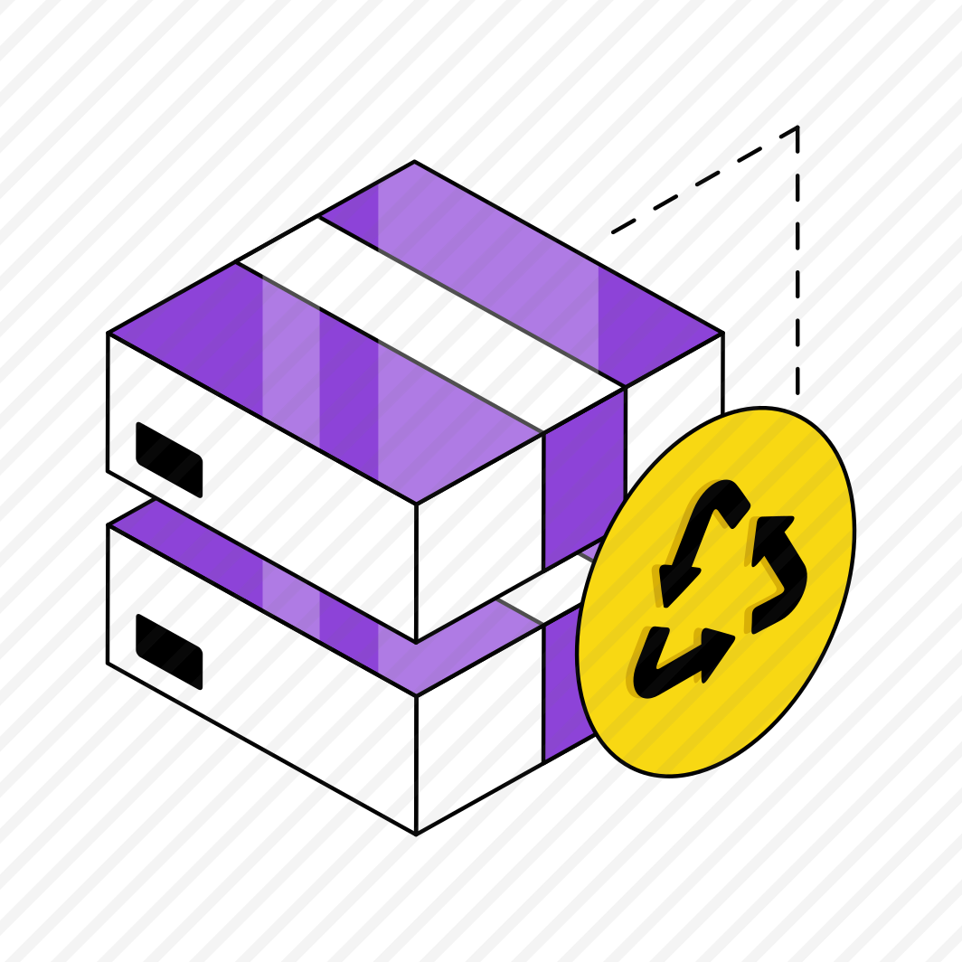 Parcel Recycling, Parcel Reprocess, Package Recycling, Package Reprocess, Logistic Delivery  preview