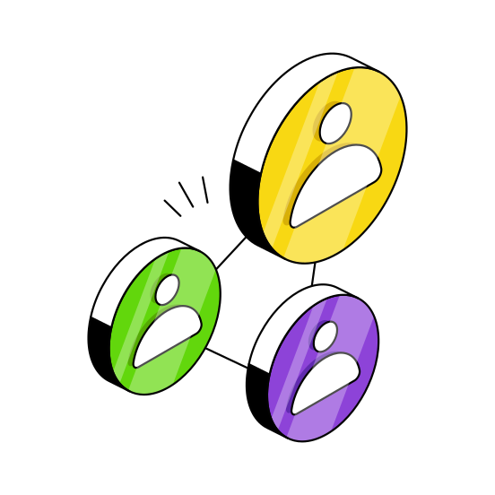 Team, Group, People, Humans, Avatars  illustration