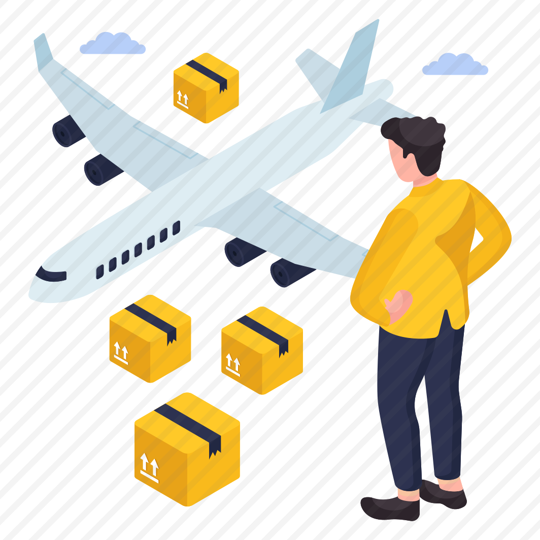 Air Cargo, Air Shipment, Air Delivery, Logistic Delivery, Parcel Delivery preview