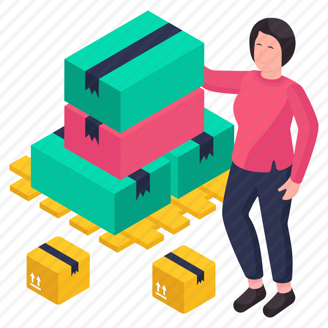 Cartons, Packages, Parcels, Boxes, Logistic Delivery preview