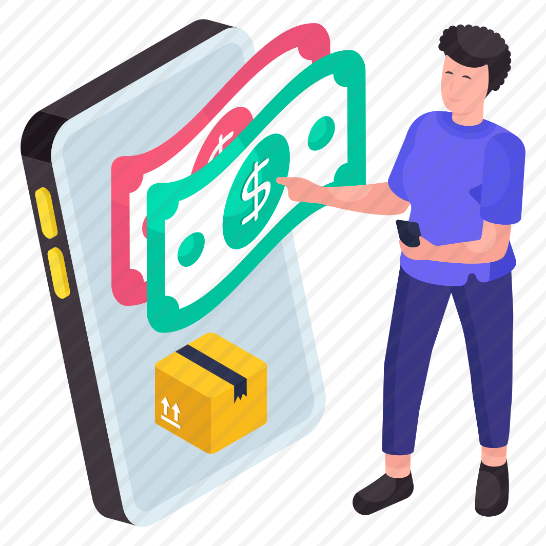 Cash On Delivery, Cod, Mobile Parcel Payment, Package Payment, Logistic Payment,  preview
