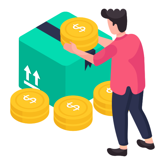 Cash On Delivery, Cod, Parcel Payment, Package Payment, Logistic Payment, illustration