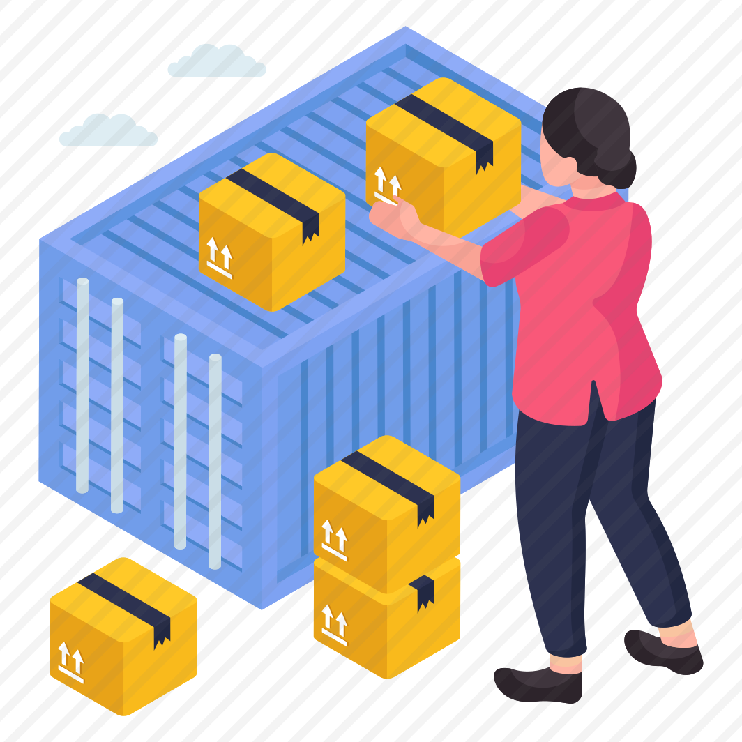 Container, Freight, Cargo, Canister, Shipment preview