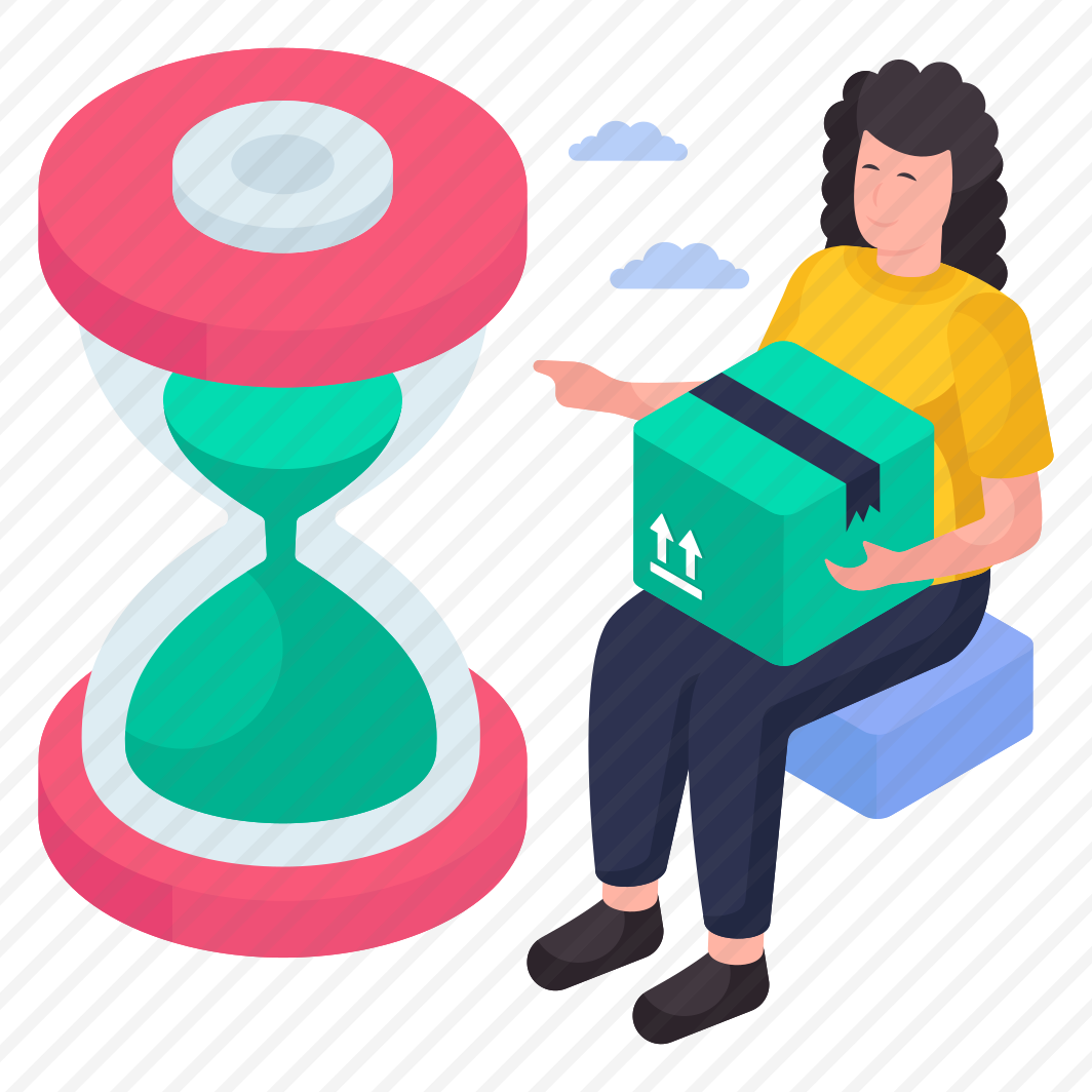 Delivery Time, On Time Delivery, Parcel, Package, Logistic Delivery preview