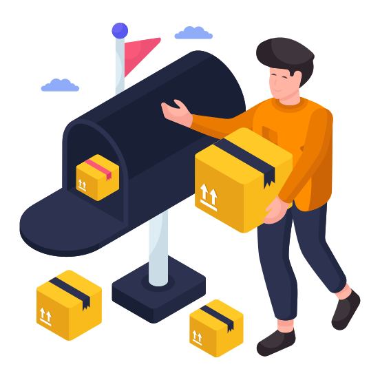 Letterbox, Mailbox, Mail Slot, Maildrop, Postbox illustration