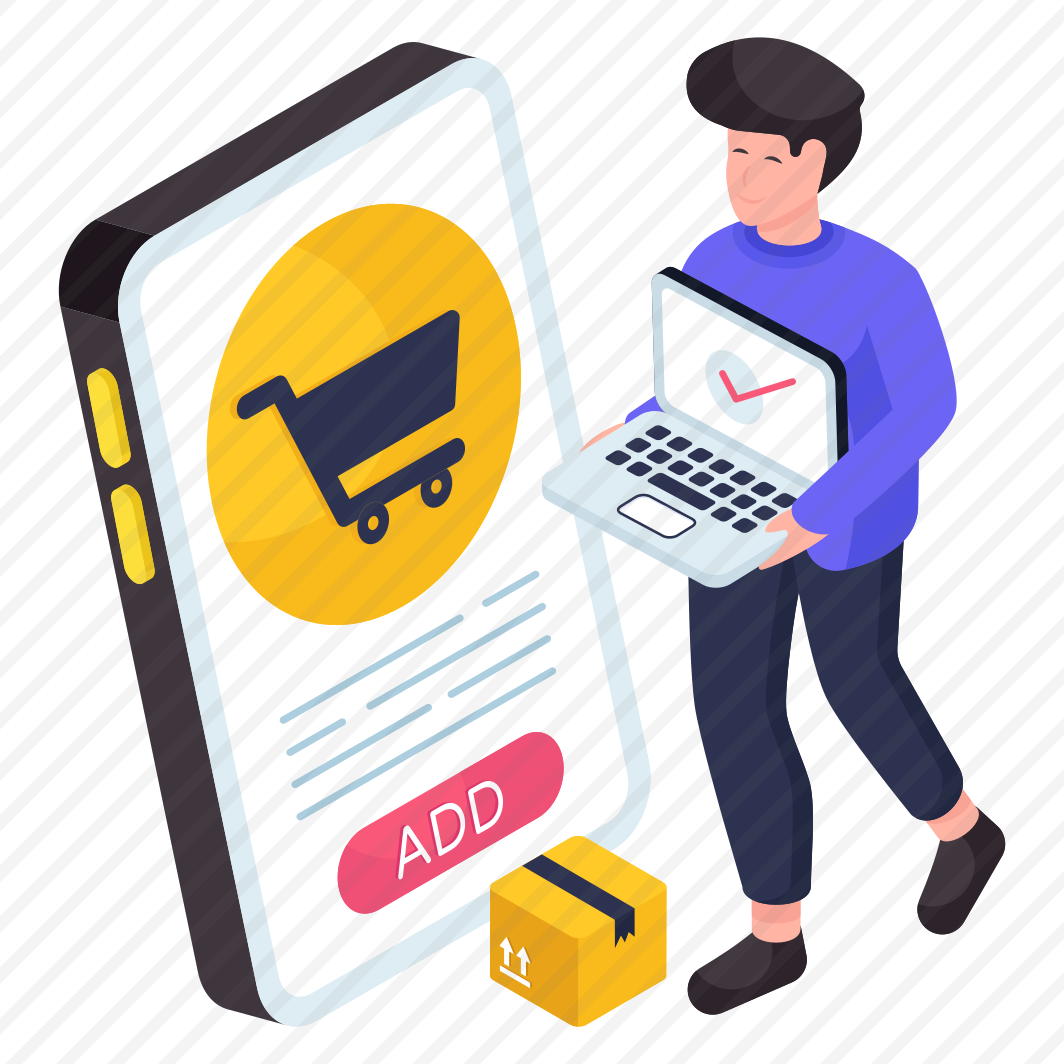 Mobile Shopping, Eshopping, Ecommerce, Online Shopping, Add To Cart preview