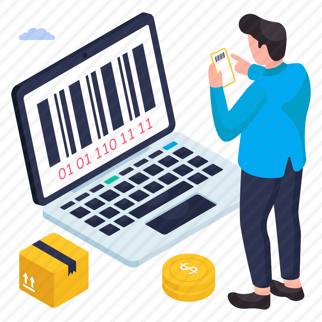 Online Barcode, Qr Code, Commerce, Price Code, Price Label  preview