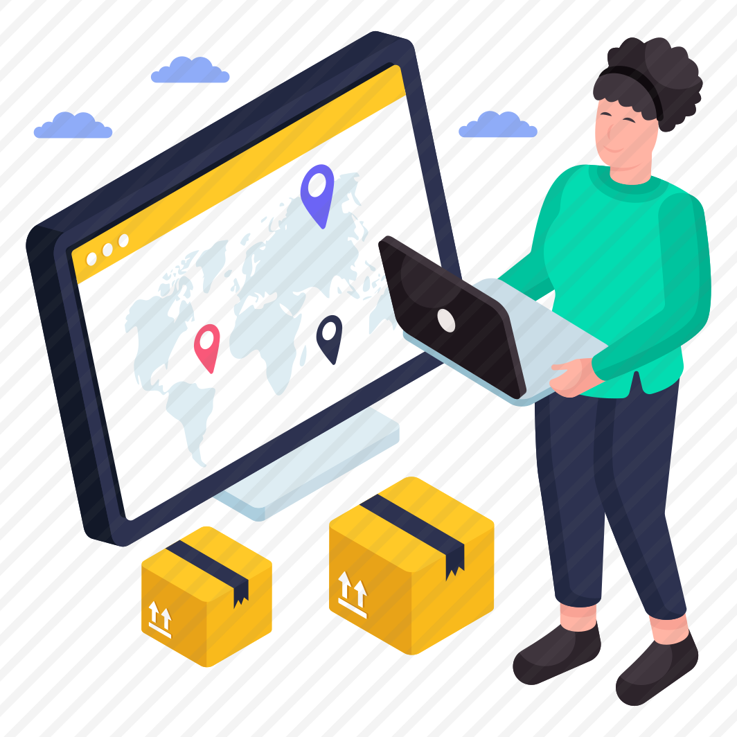 Online Parcel Tracking, Online Package, Online Delivery, Online Parcel Order, Logistic Delivery preview