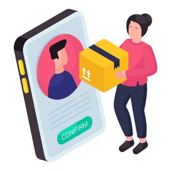 Order Confirmed, Order Confirmation, Order Approved, Order Accepted, Ecommerce illustration