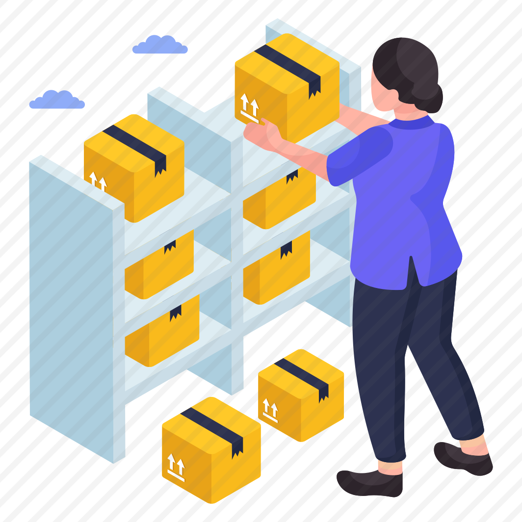 Parcel Racks, Parcel Shelves, Package Racks, Package Shelves, Logistic preview