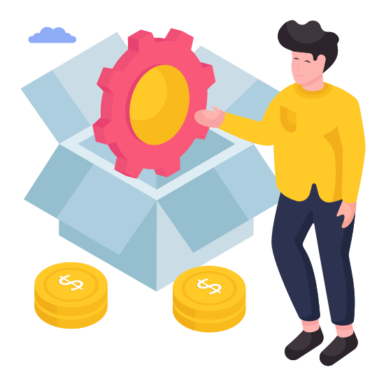 Parcel Setting, Parcel Management, Package Management, Logistic Management, Parcel Development illustration