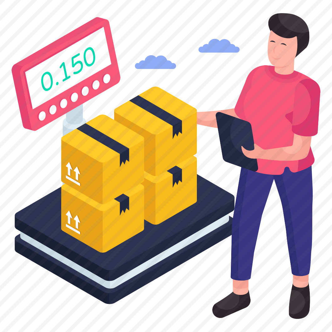 Parcel Weighing, Logistic Weighing, Package Weighing, Weight Machine, Weight Scale preview