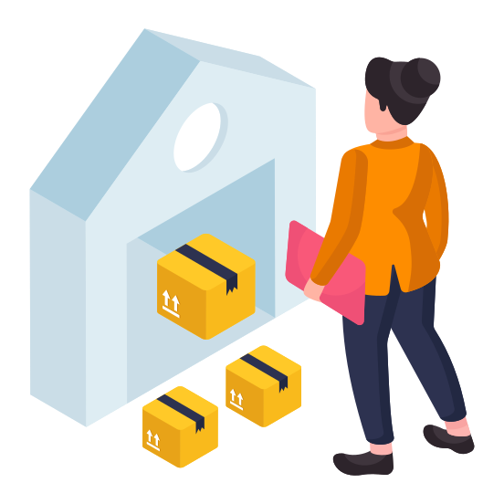 Warehouse, Storehouse, Storeroom, Depot, Depository, illustration