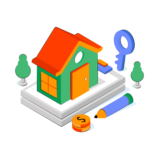 Ownership, Key, Access, Home Key, House Key  illustration