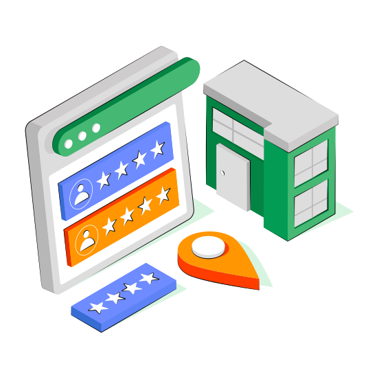 Real Estate Feedback, Property Feedback, Customer Response, Customer Review, Property Reviews  illustration