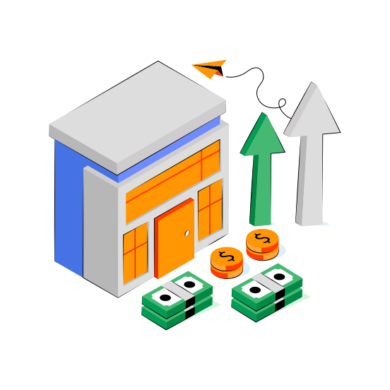 Real Estate Value, Home Value, House Value, Property Value, Home Growth  illustration