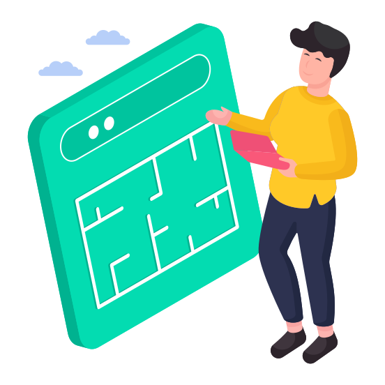Construction Map, Blueprint, Engineering Map, Construction Plan, Prototype  illustration