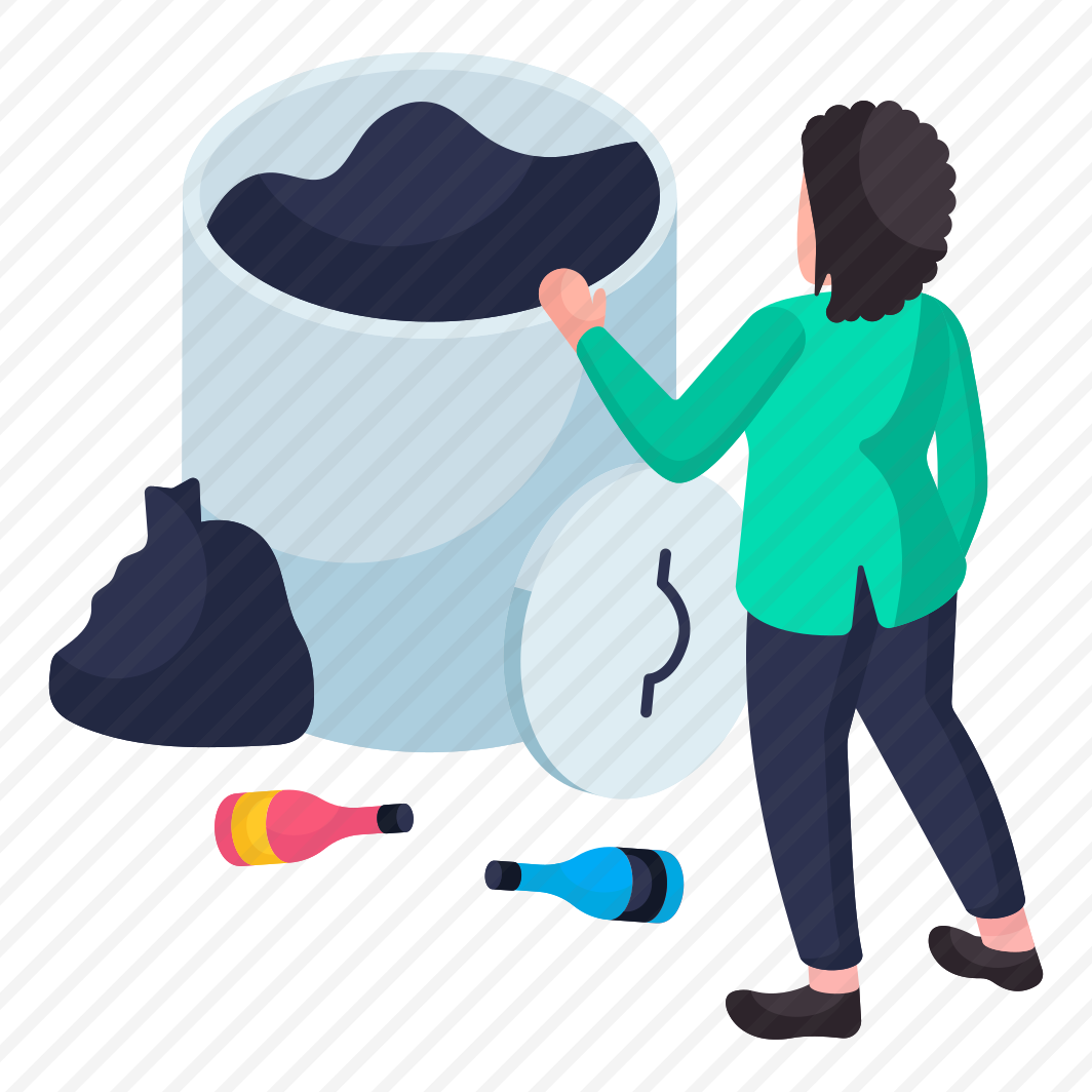 Dustbin, Wastebin, Garbage Bag, Garbage Can, Trash Bin preview