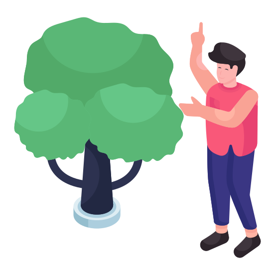Ecologist, Environmentalist, Treehugger, Naturalist, Tree Lover,  illustration