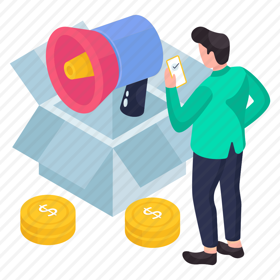Marketing Box, Announcement Box, Campaign, Marketing Parcel, Marketing Package  preview