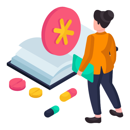 Medical Student, Medical Education, Learning, Study, Knowledge illustration