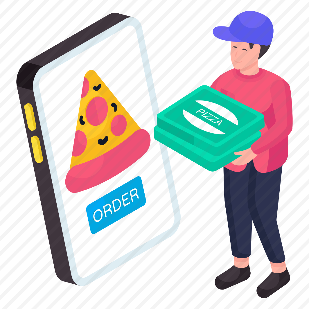 Mobile Food Order, Mobile Pizza Order, Food Order App, Food Order Application, Smartphone App preview