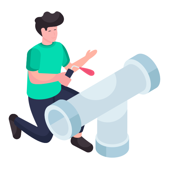 Professional Person, Occupation, Handyman, Mechanic, Plumber illustration