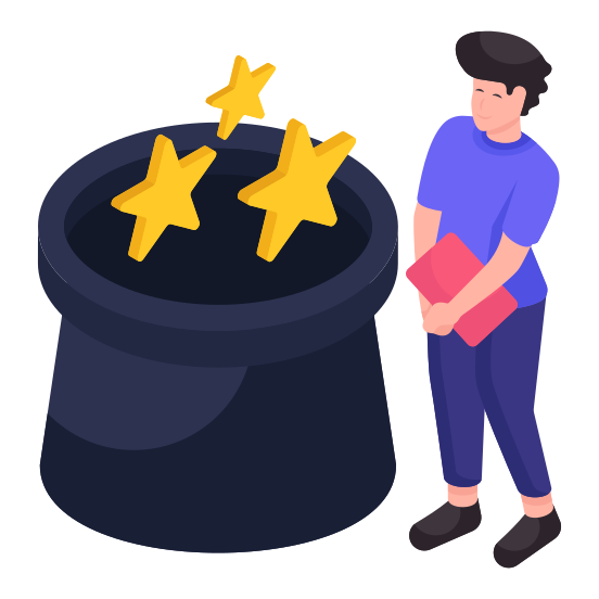 Professional Person, Occupation, Magician, Magic Man, Professional Male, illustration