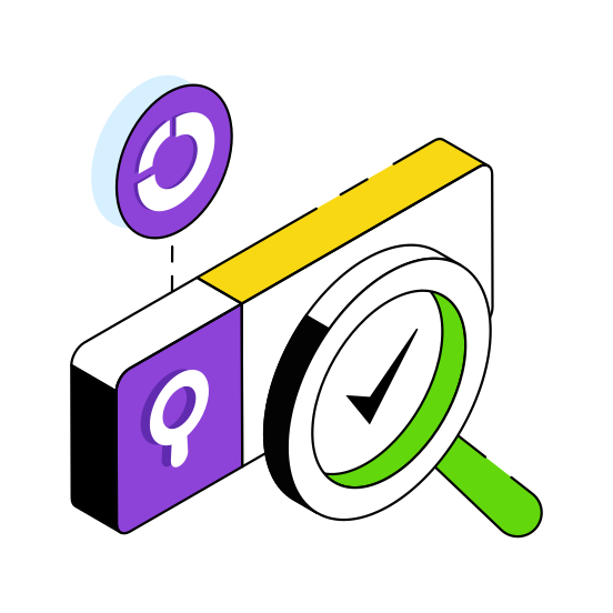 Analysis, Exploration, Research, Search Box, Search Bar illustration