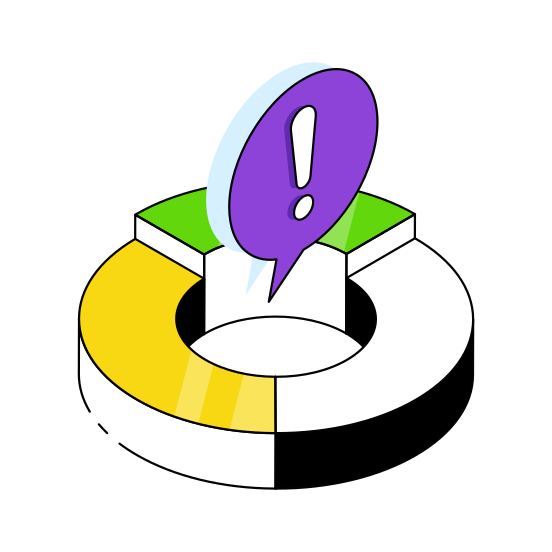 Analytical Message Error, Analytical Chat Error, Data Analytics, Infographic Statistics, illustration