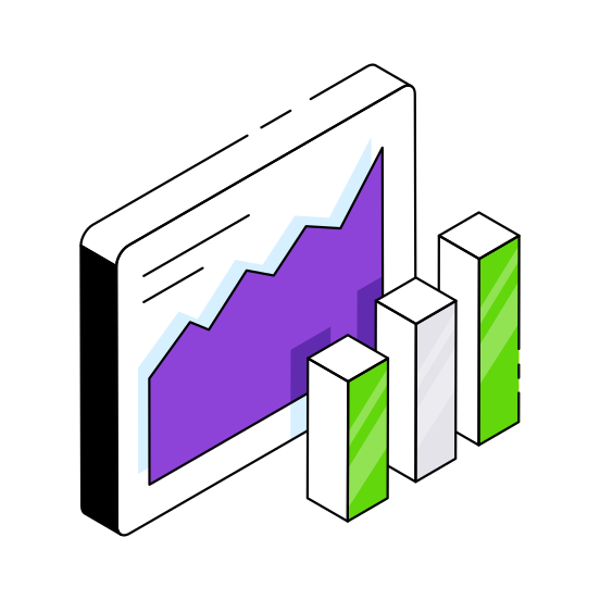 Business Graph, Data Analytics, Infographic, Statistics, Business Chart,  illustration