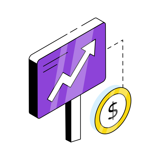 Data Analytics, Infographic, Statistics, Financial Growth Chart, Financial Graph  illustration