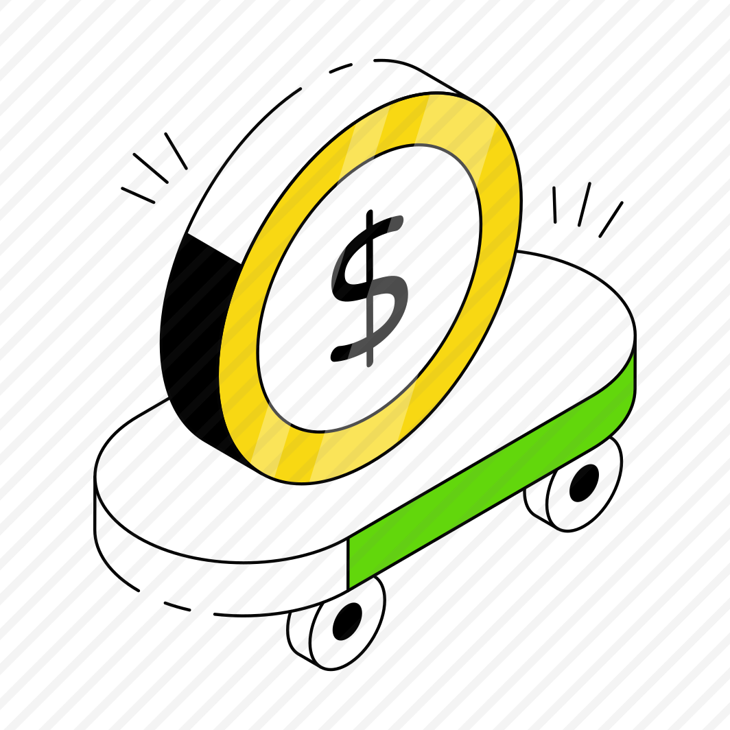 Dollar Coin, Cash Coin, Money Coin, Finance, Currency Coin preview