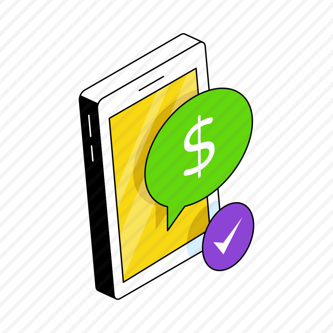 Mobile Financial Chat, Mobile Investment, Online Money, Online Cash, Online Economy preview